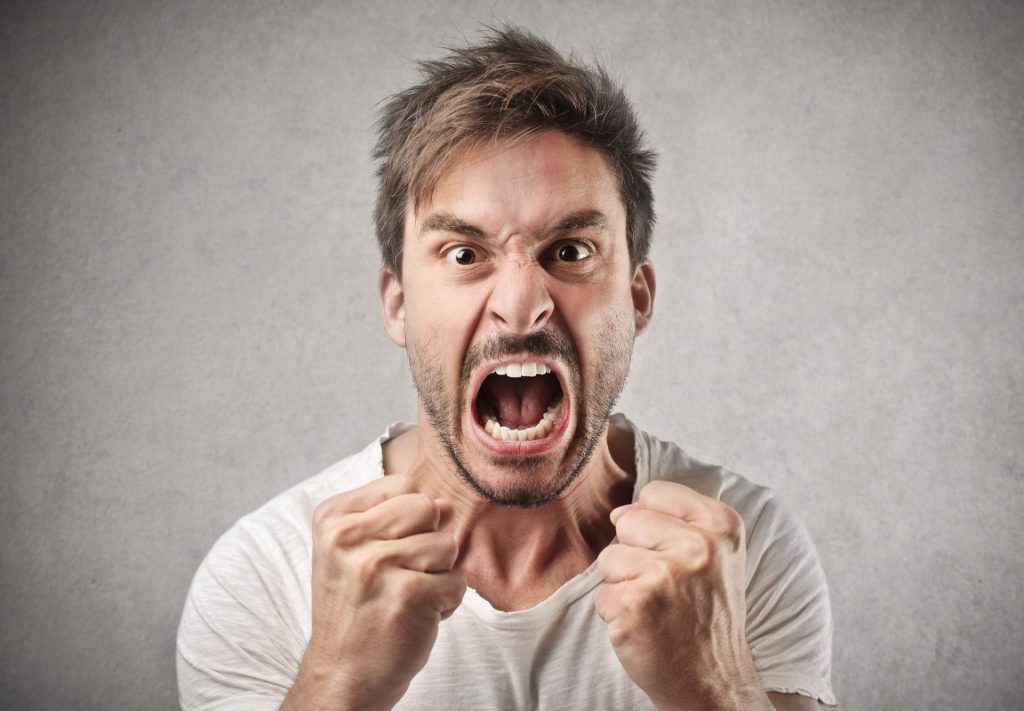 Angery man